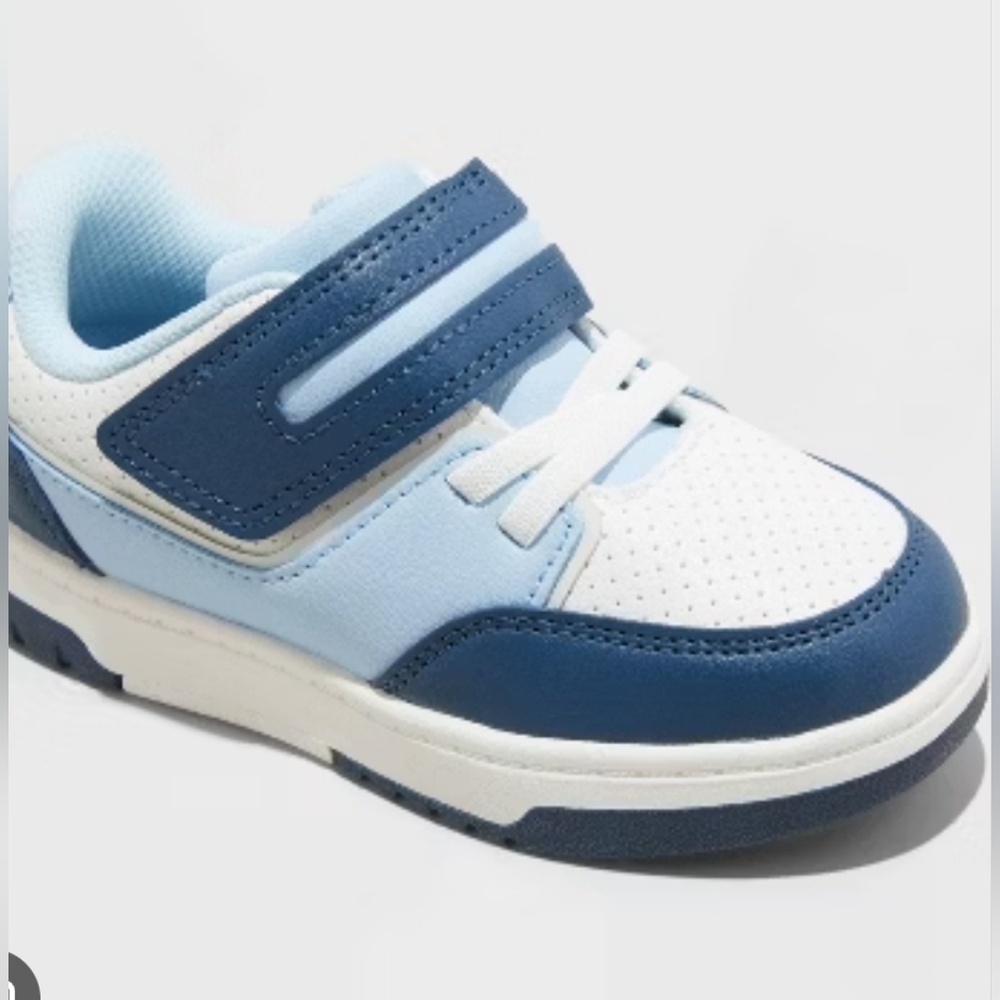 Boys Blue and White Sneakers